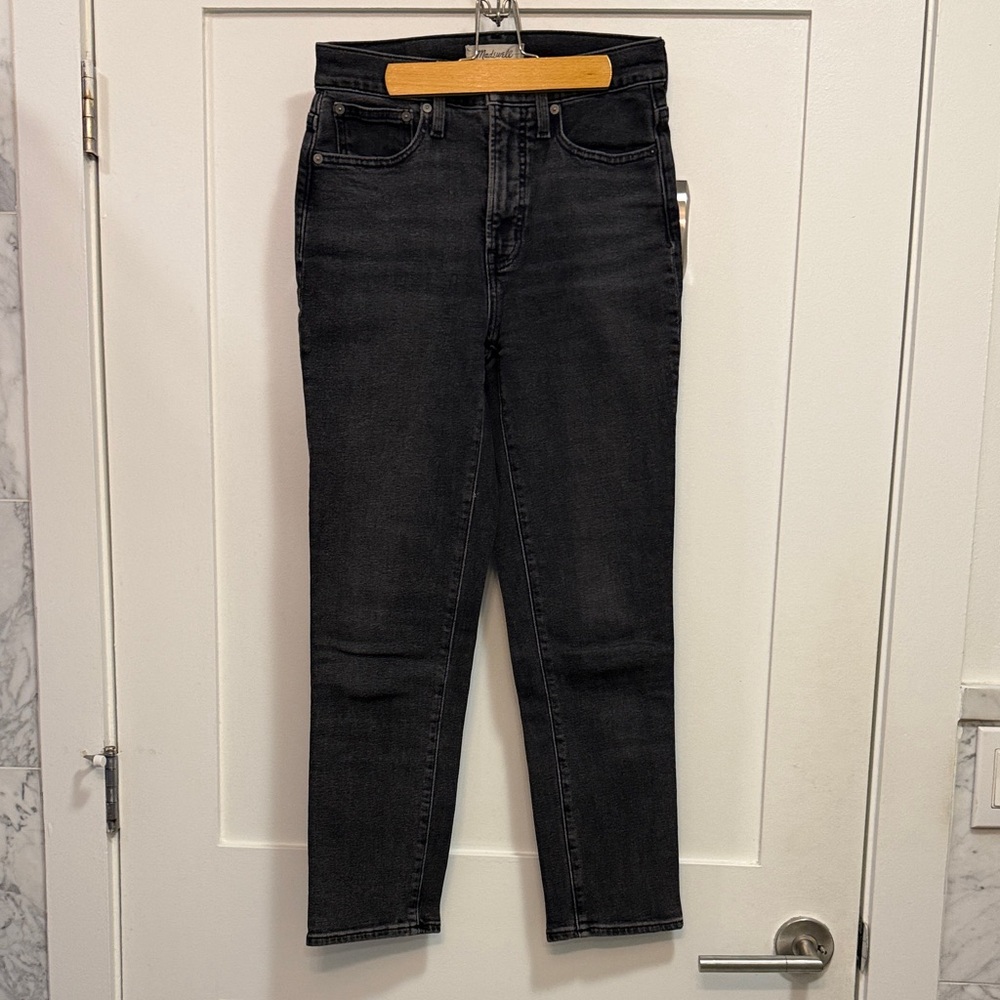 Madewell Black Perfect Vintage Straight Jean